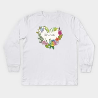 I know I've felt like this before Kids Long Sleeve T-Shirt